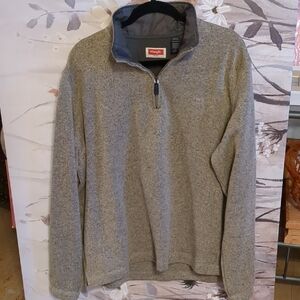 Wrangler Men's Olive Green Pullover Sweater